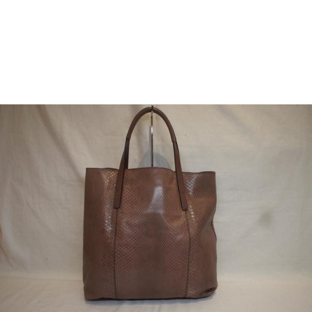 Gucci Python Horsebit Tote Bag Brown - image 2